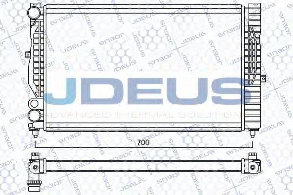 JDEUS 001M20 Радиатор, охлаждение двигателя