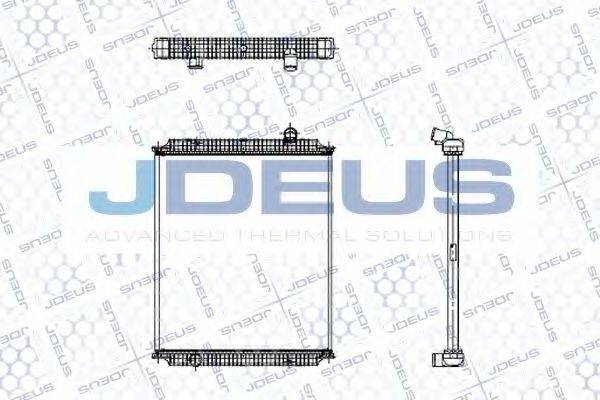 JDEUS 123M02B Радиатор, охлаждение двигателя