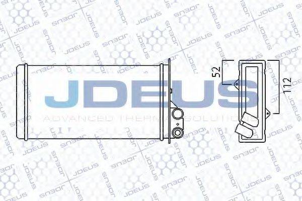 JDEUS 223M18 Теплообменник, отопление салона