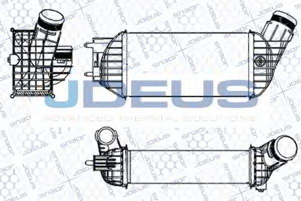 JDEUS 821M42 Интеркулер