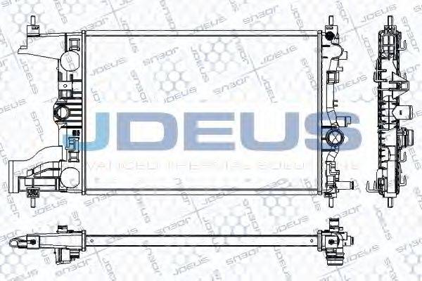 JDEUS RA0201050 Радиатор, охлаждение двигателя