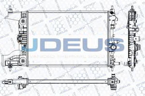 JDEUS RA0201060 Радиатор, охлаждение двигателя
