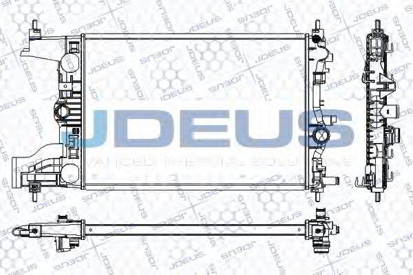 JDEUS RA0201070 Радиатор, охлаждение двигателя