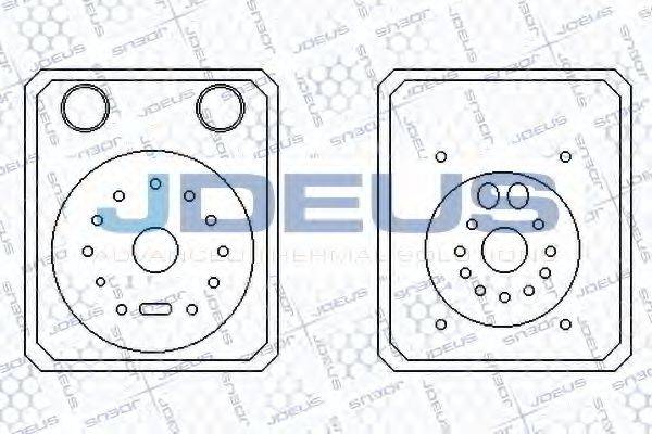 JDEUS 425M28 масляный радиатор, двигательное масло