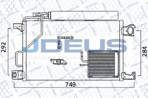 JDEUS 717M44 Конденсатор, кондиционер