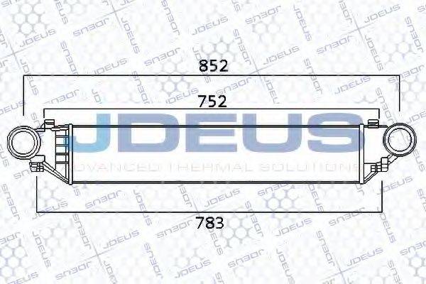 JDEUS 817M42A Интеркулер