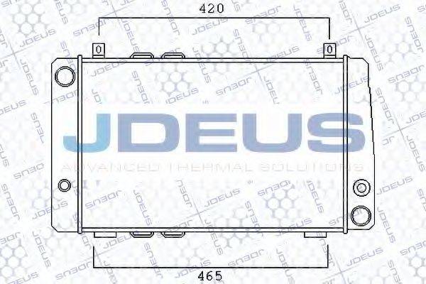 JDEUS 038M04 Радиатор, охлаждение двигателя