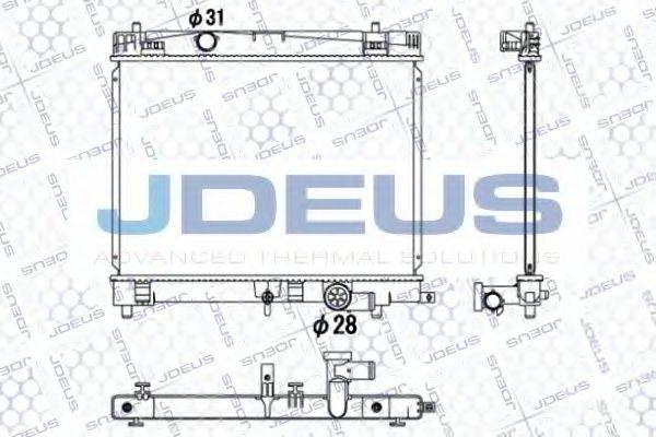 JDEUS 028M78 Радиатор, охлаждение двигателя