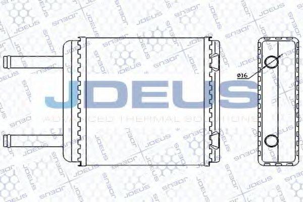 JDEUS 220M07A Теплообменник, отопление салона