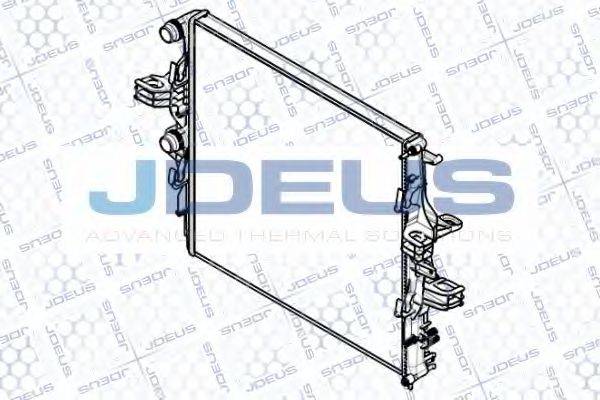 JDEUS RA0140110 Радиатор, охлаждение двигателя