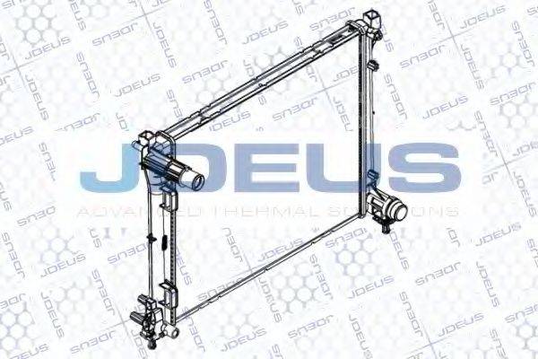 JDEUS RA0360170 Радиатор, охлаждение двигателя