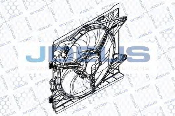JDEUS EV8C0310 Вентилятор, охлаждение двигателя