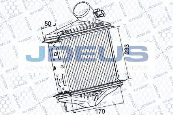 JDEUS 817M84 Интеркулер