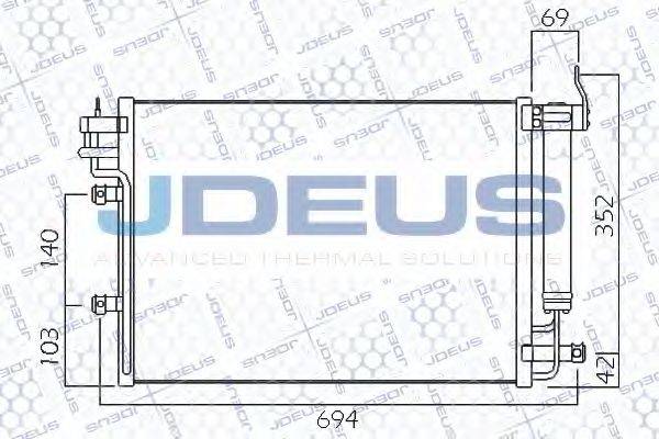 JDEUS 765M23 Конденсатор, кондиционер