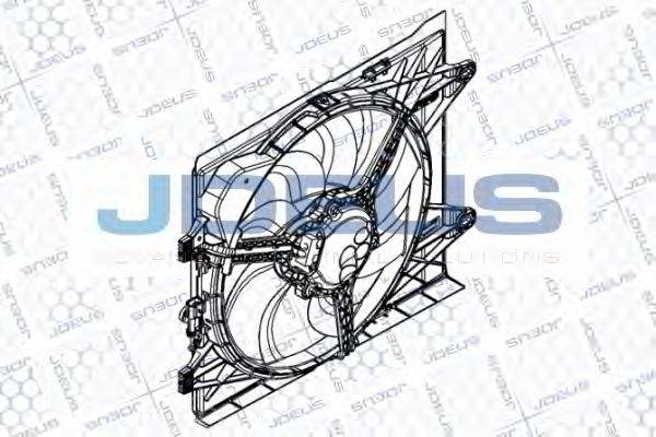 JDEUS EV8B0500 Вентилятор, охлаждение двигателя