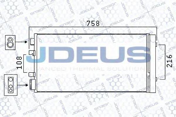 JDEUS 723M90 Конденсатор, кондиционер