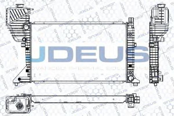 JDEUS RA0171020 Радиатор, охлаждение двигателя