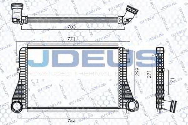 JDEUS 830M06A Интеркулер