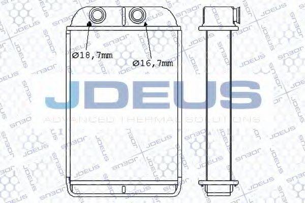 JDEUS 201M16 Теплообменник, отопление салона