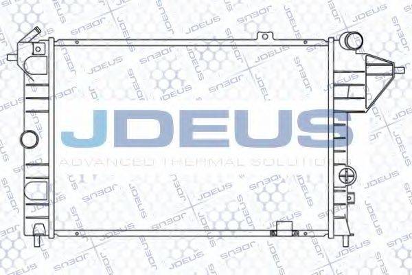 JDEUS 020M16 Радиатор, охлаждение двигателя