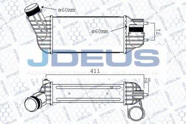 JDEUS 821M40A Интеркулер