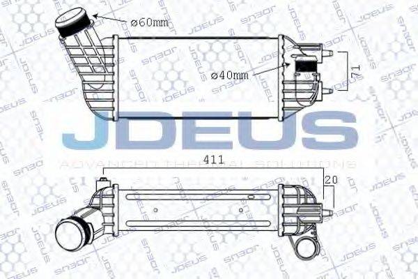 JDEUS 821M42A Интеркулер