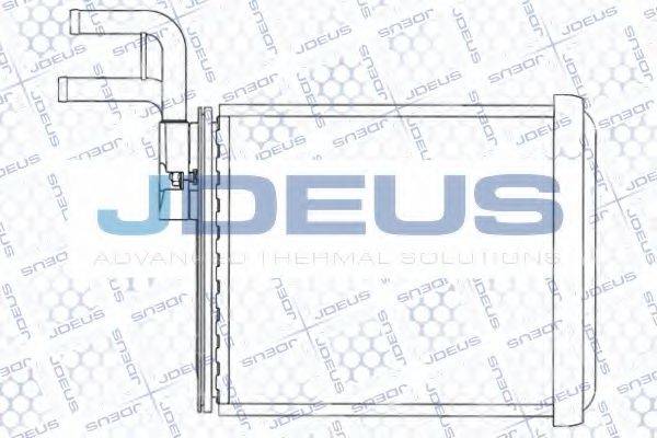 JDEUS RA2070051 Теплообменник, отопление салона