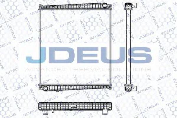 JDEUS RA1230921 Радиатор, охлаждение двигателя