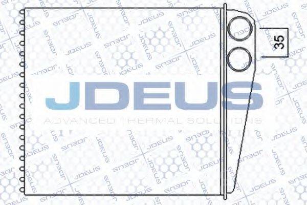 JDEUS 201M03A Теплообменник, отопление салона