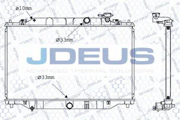 JDEUS 016M40 Радиатор, охлаждение двигателя