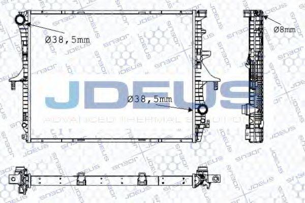 JDEUS 030M57 Радиатор, охлаждение двигателя