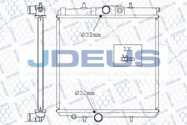 JDEUS 021M36A Радиатор, охлаждение двигателя