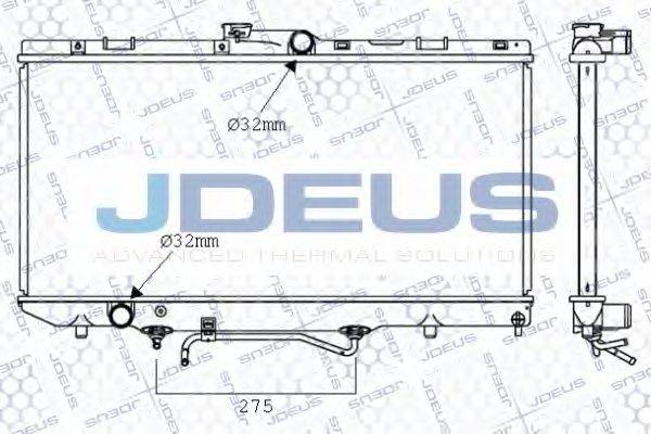 JDEUS 028M10 Радиатор, охлаждение двигателя