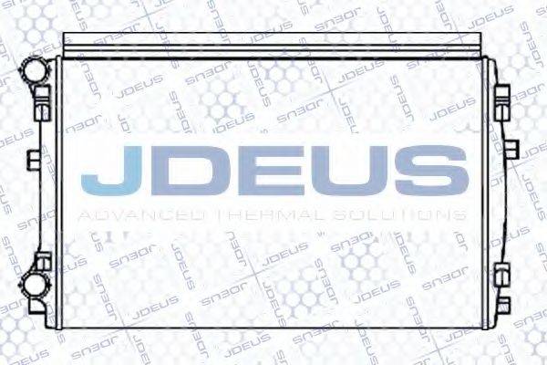 JDEUS 001M31 Радиатор, охлаждение двигателя