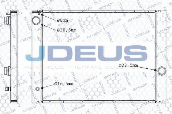 JDEUS 005M33A Радиатор, охлаждение двигателя