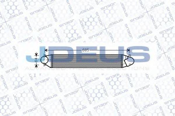 JDEUS 812M22A Интеркулер