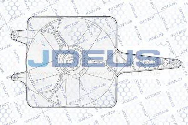 JDEUS EV02227 Вентилятор, охлаждение двигателя