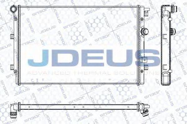 JDEUS RA0300590 Радиатор, охлаждение двигателя