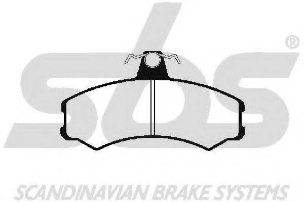 SBS 1501229964 Комплект тормозных колодок, дисковый тормоз