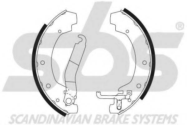 SBS 18492747368 Комплект тормозных колодок