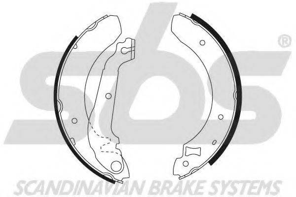 SBS 18492725376 Комплект тормозных колодок