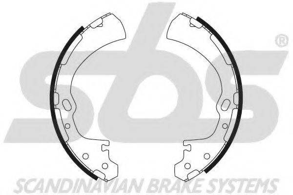 SBS 18492722510 Комплект тормозных колодок