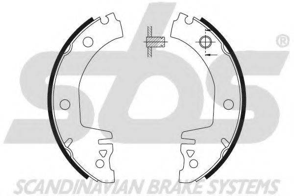 SBS 18492743514 Комплект тормозных колодок