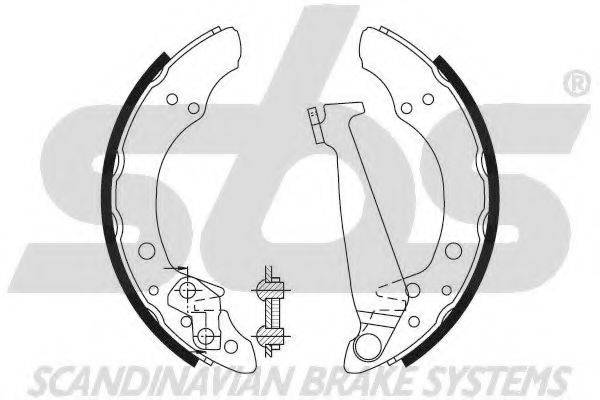 SBS 18492799520 Комплект тормозных колодок
