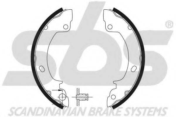 SBS 18492734529 Комплект тормозных колодок