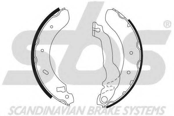SBS 18492725537 Комплект тормозных колодок