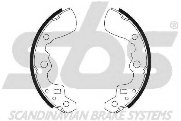 SBS 18492752550 Комплект тормозных колодок