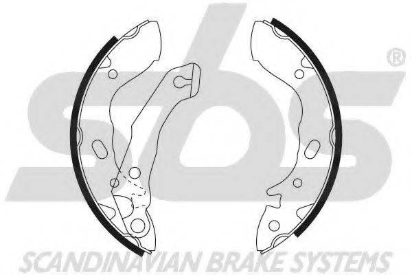 SBS 18492734560 Комплект тормозных колодок