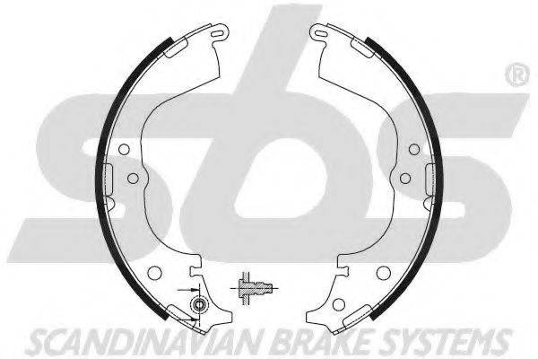 SBS 18492745591 Комплект тормозных колодок
