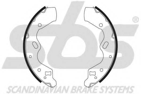 SBS 18492732615 Комплект тормозных колодок